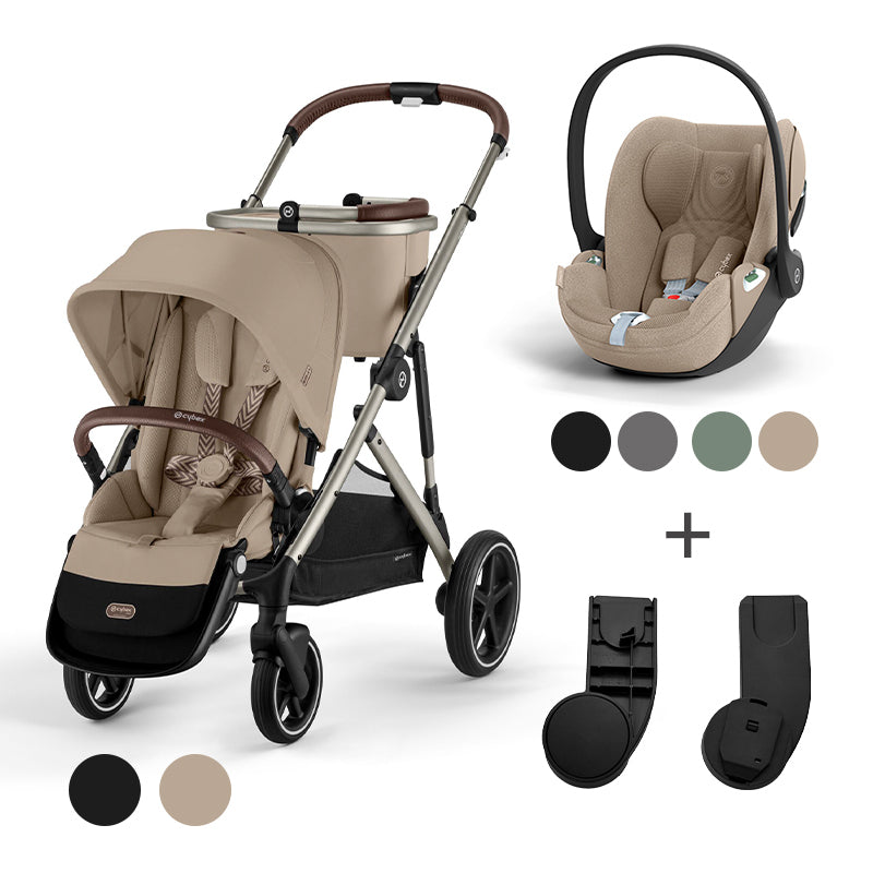 Cybex Cloud T i-Size ベビーシート＊ガゼルSアダプタ付き サイベックス ガゼルS + クラウド T i-size カーシート