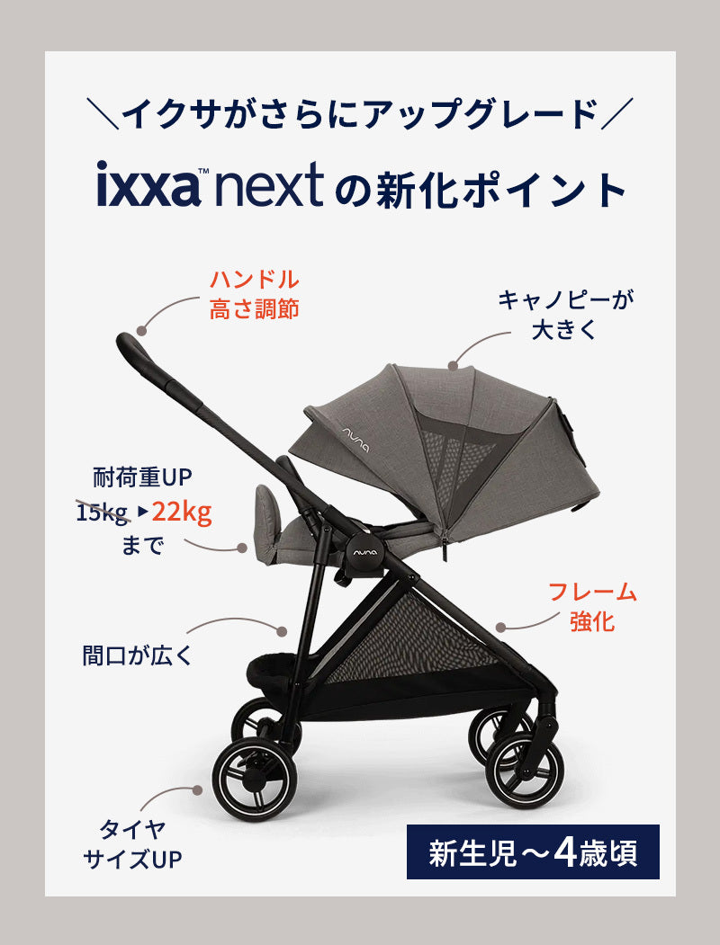 nuna ヌナ ベビーカー イクサ ネクスト – ナチュラルベビー